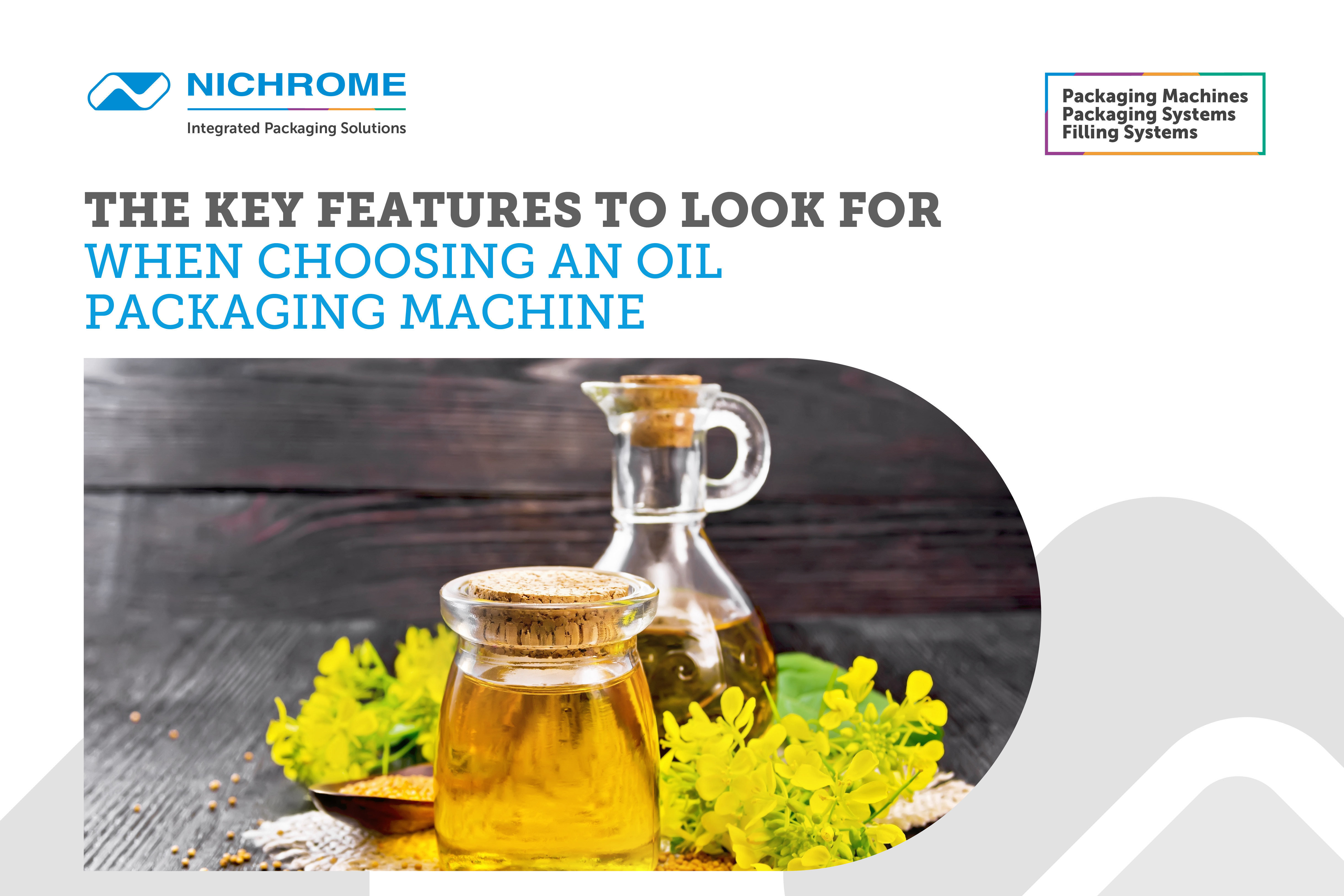 key features of oil packaging machines