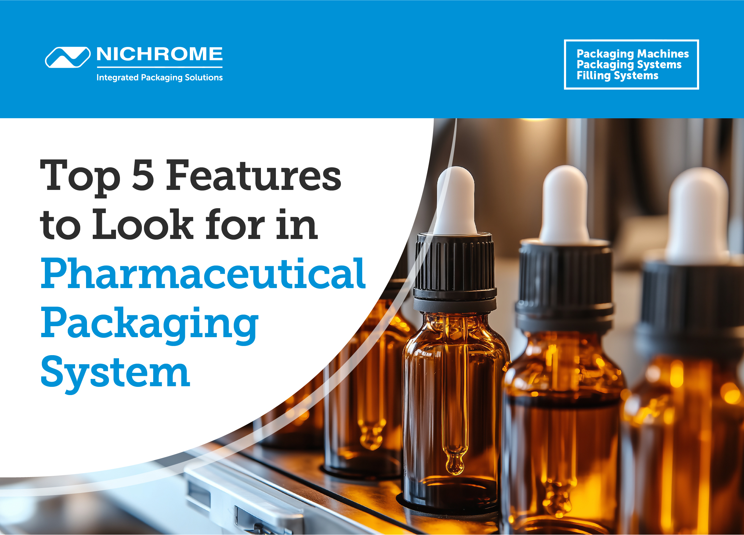 Automated pharmaceutical packaging system ensuring precision and sterility.