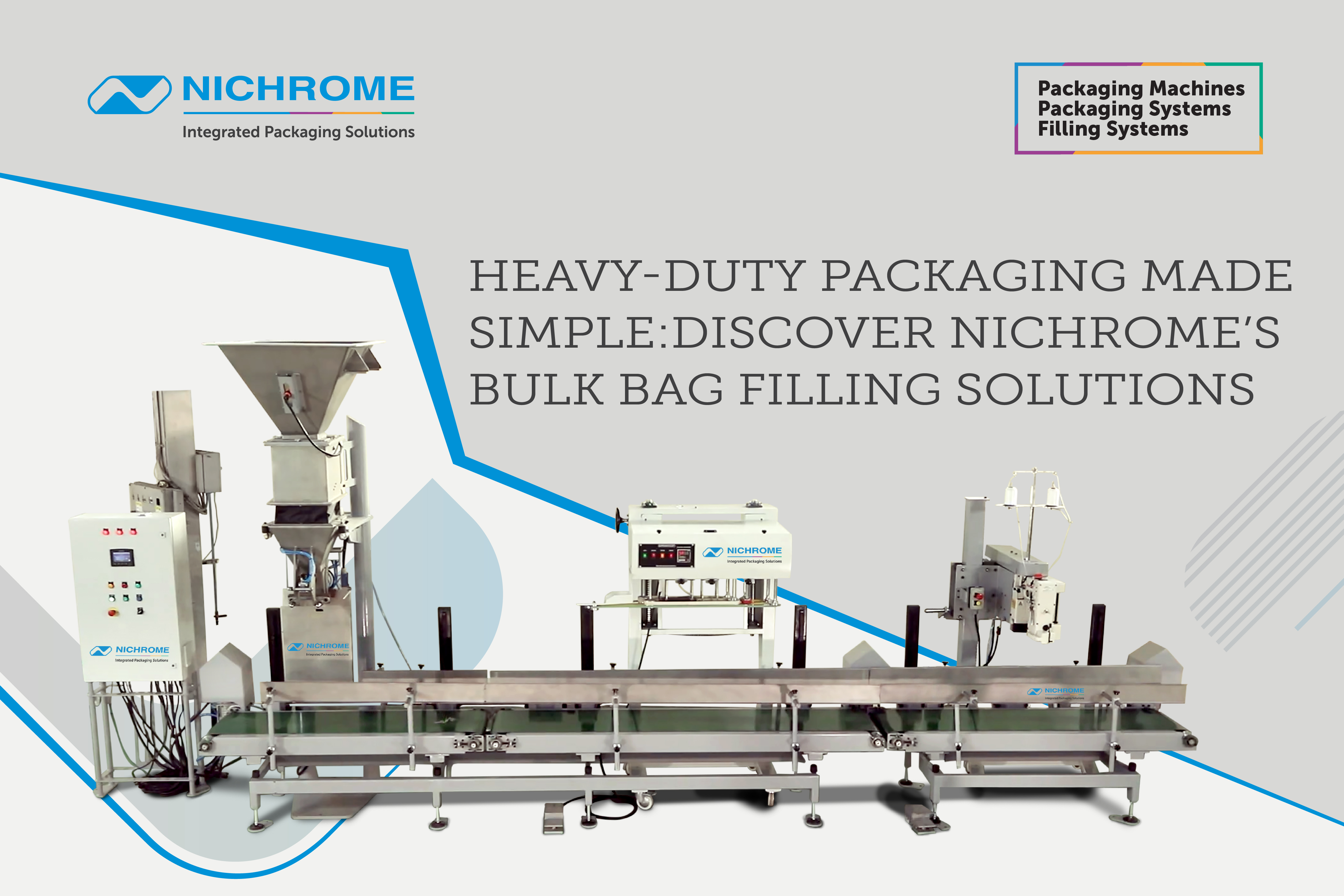 Industrial bulk bag filling machine for heavy-duty packaging solutions.